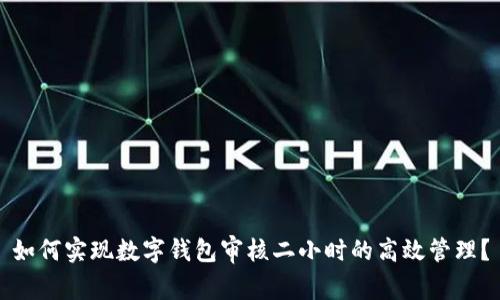 如何实现数字钱包审核二小时的高效管理?