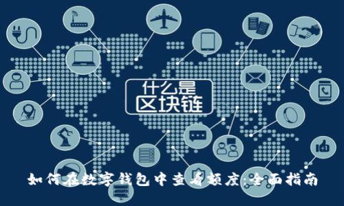 如何在数字钱包中查看额度:全面指南