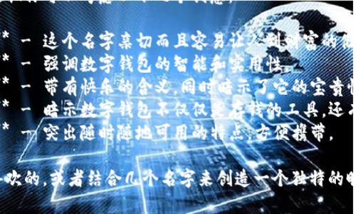 给数字钱包起昵称可以考虑以下几个创意：

1. **小金库** - 这个名字亲切而且容易让人到财富的储存。
2. **智囊袋** - 强调数字钱包的智能和实用性。
3. **乐财宝** - 带有快乐的含义，同时暗示了它的宝贵性。
4. **心钱包** - 暗示数字钱包不仅仅是存钱的工具，还有感情的投入。
5. **随身仓** - 突出随时随地可用的特点，方便携带。

选择一个你喜欢的，或者结合几个名字来创造一个独特的昵称！